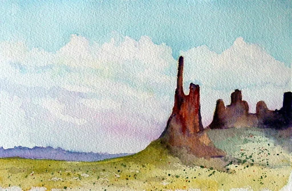 Thunderheads Over Desert Rock