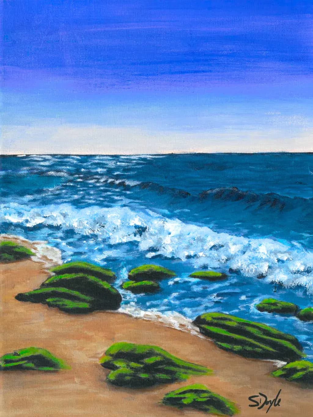 Mossy Rocks at Murray Beach
