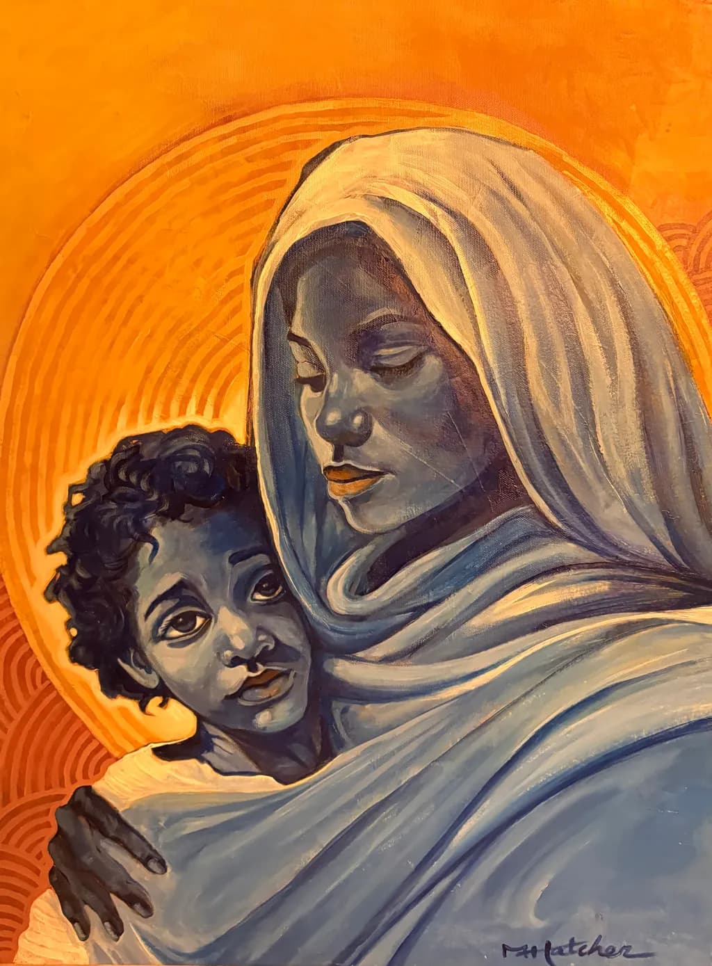 Embrace of Love: A Mother and Child in Harmony