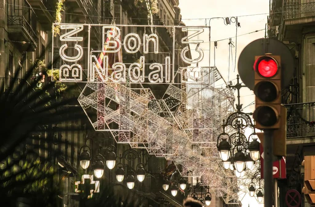 Barcelona Bon Nadal Lights