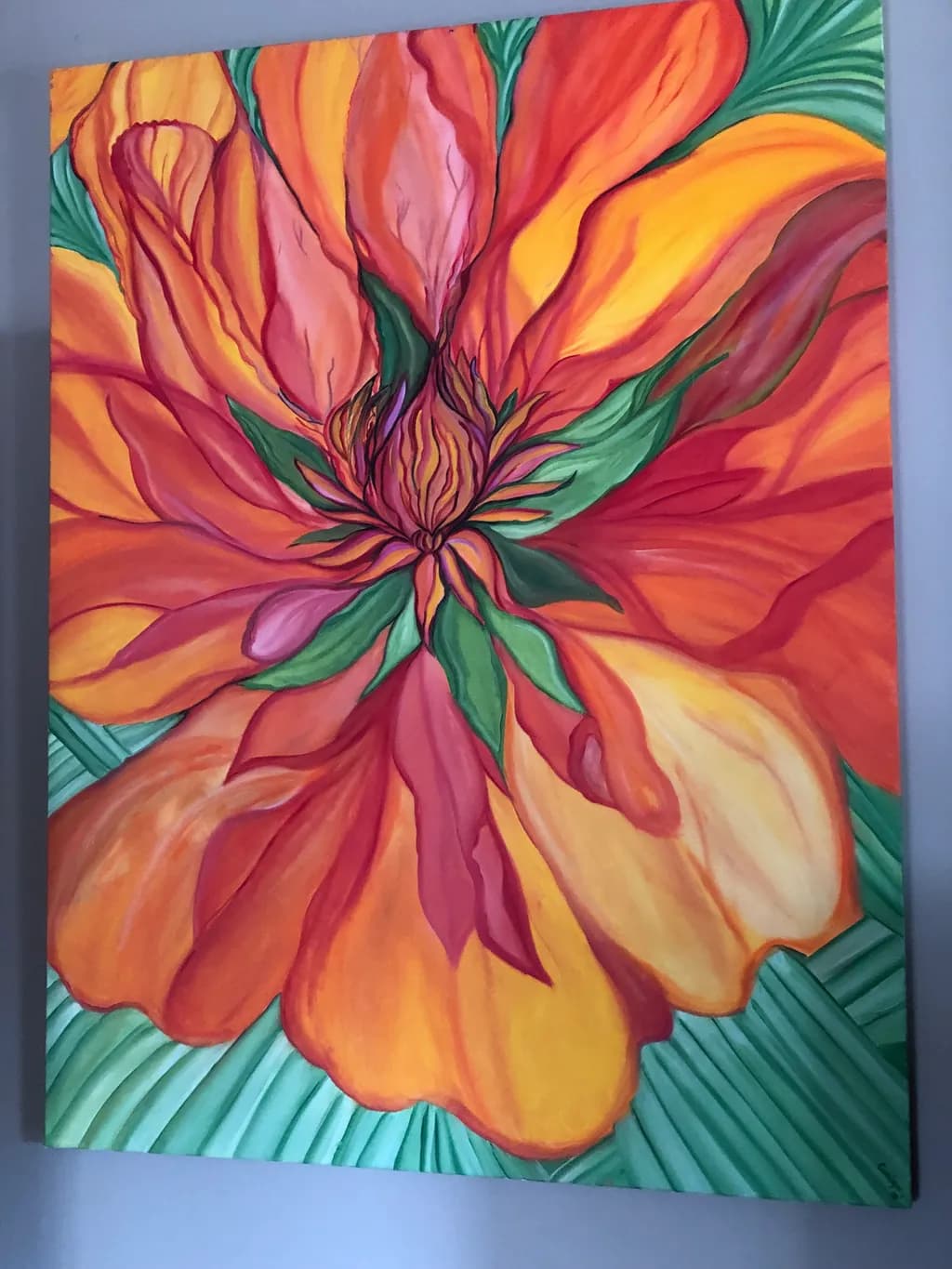 Tropical Flower Burst