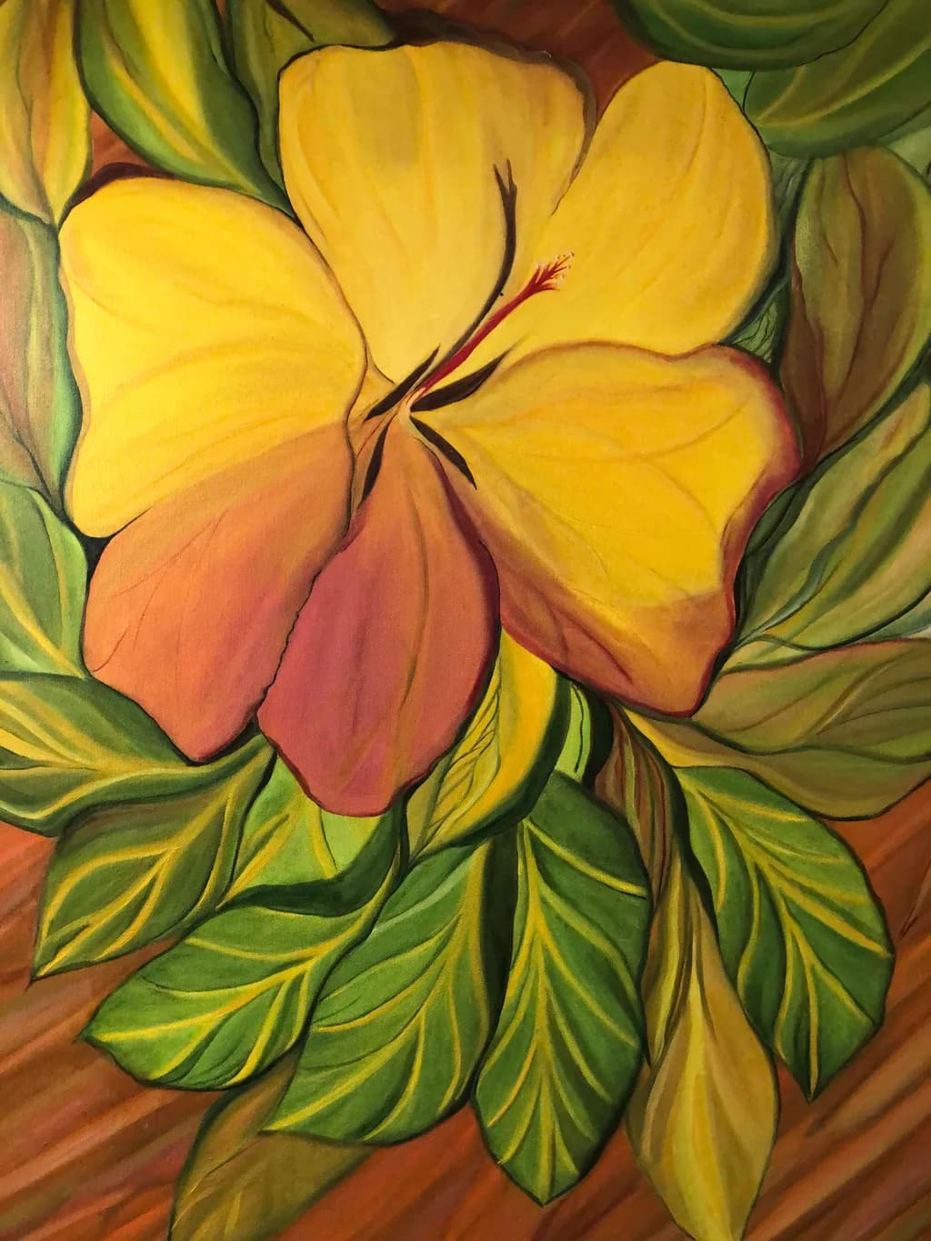 Yellow Hibiscus Bloom