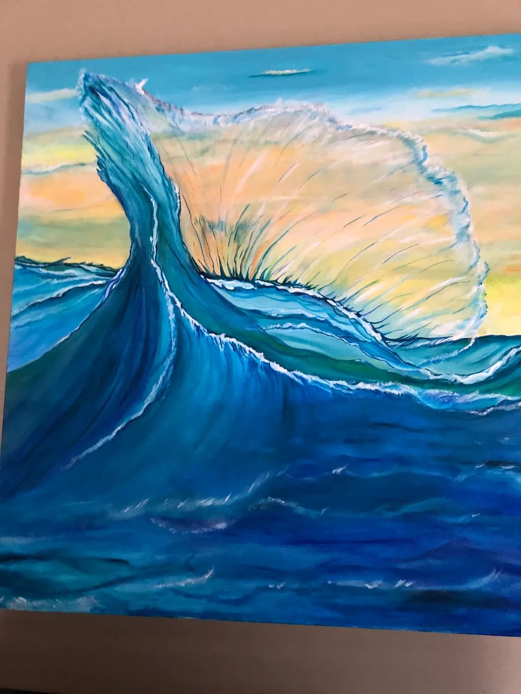 Ocean's Embrace: A Dance of Waves at Dawn