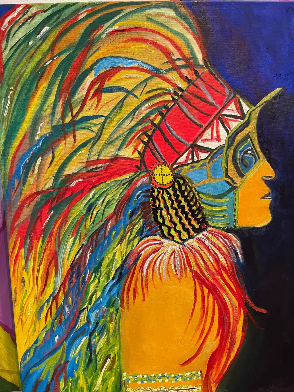 Vibrant Tribal Spirit: A Colorful Expression of Heritage and Identity