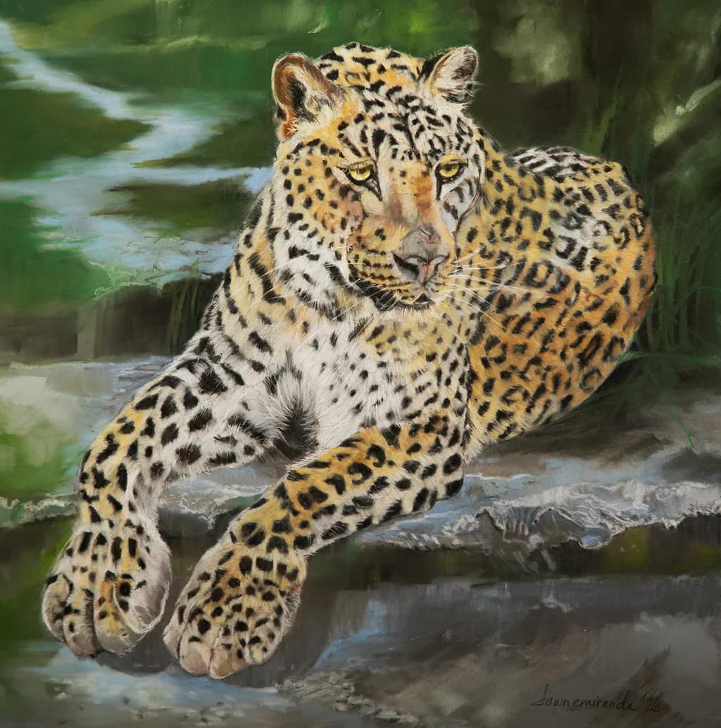 Lounging Leopard
