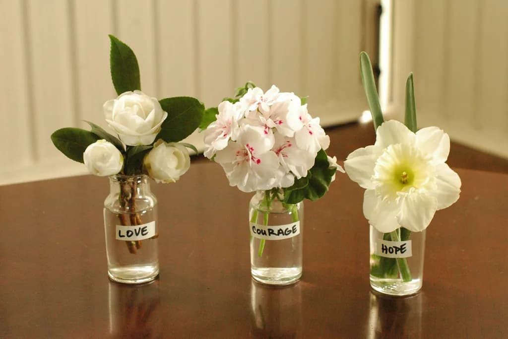 Whispers of Emotion: A Floral Tribute to Love, Courage, and Hope