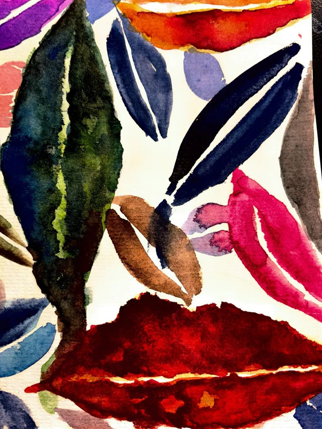 Abstract Foliage Burst