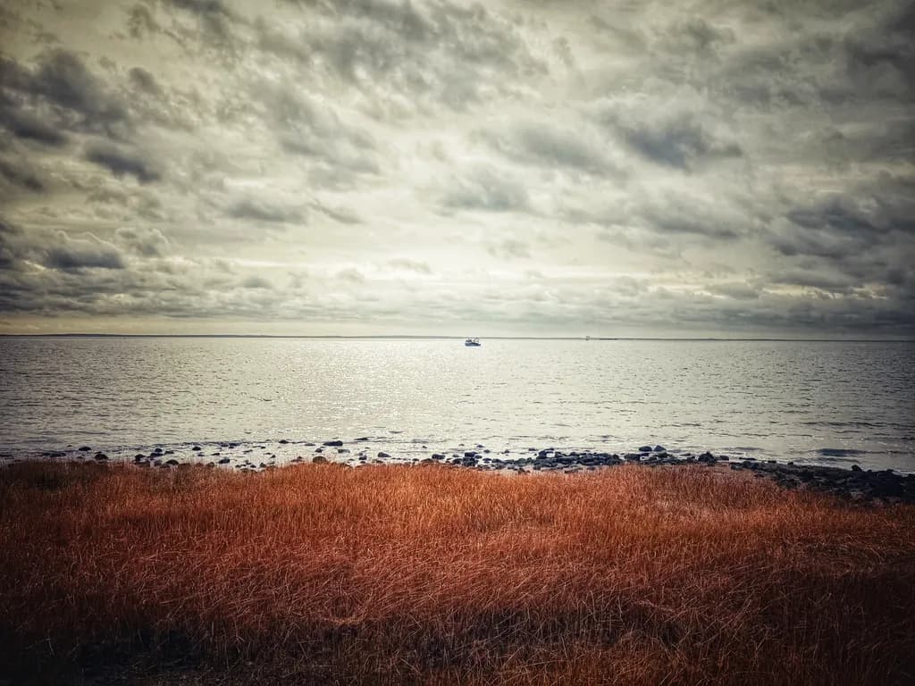 Cloudy Waterscape