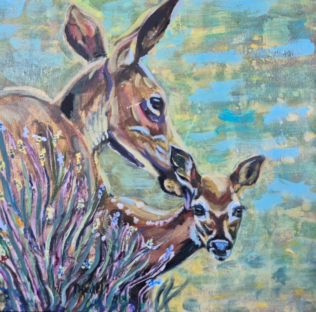 Mother and Fawn
