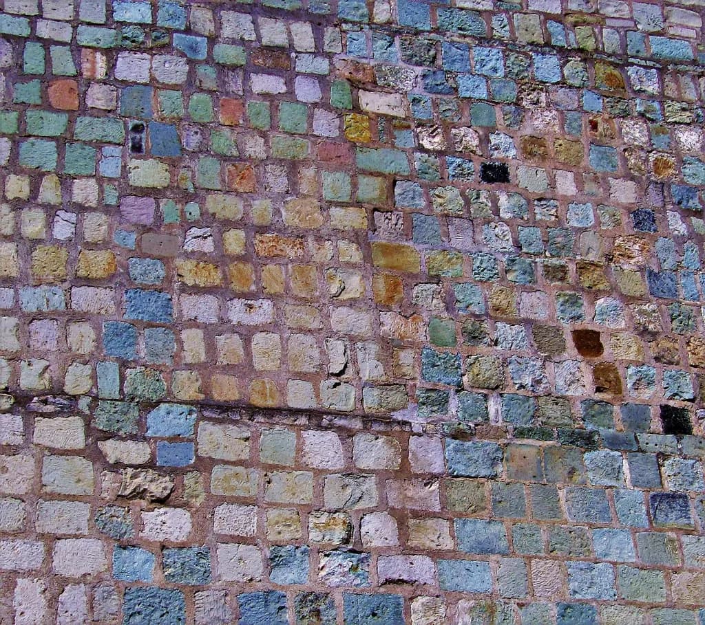 Colorful Mosaic: A Textured Journey Through Stone Patterns