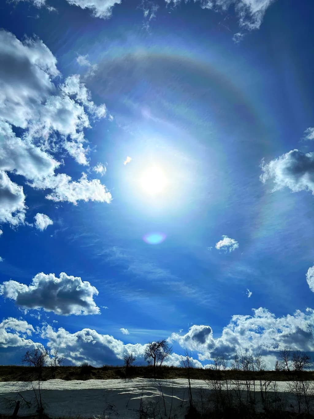 "Embracing the Light: A Serene Sky Awakening"