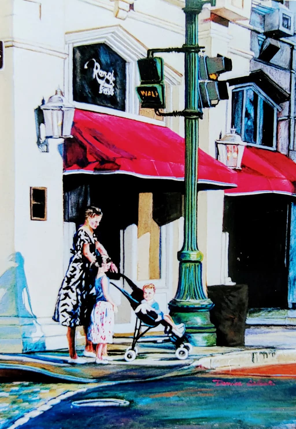 Charming Moments: A Stroll Through City Streets with Little Ones