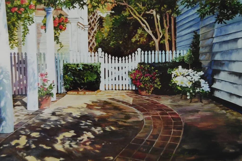 Shaded Courtyard