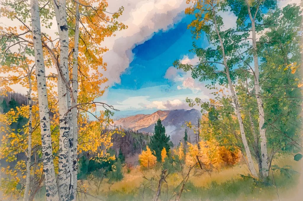 Mt Lemmon Watercolor 