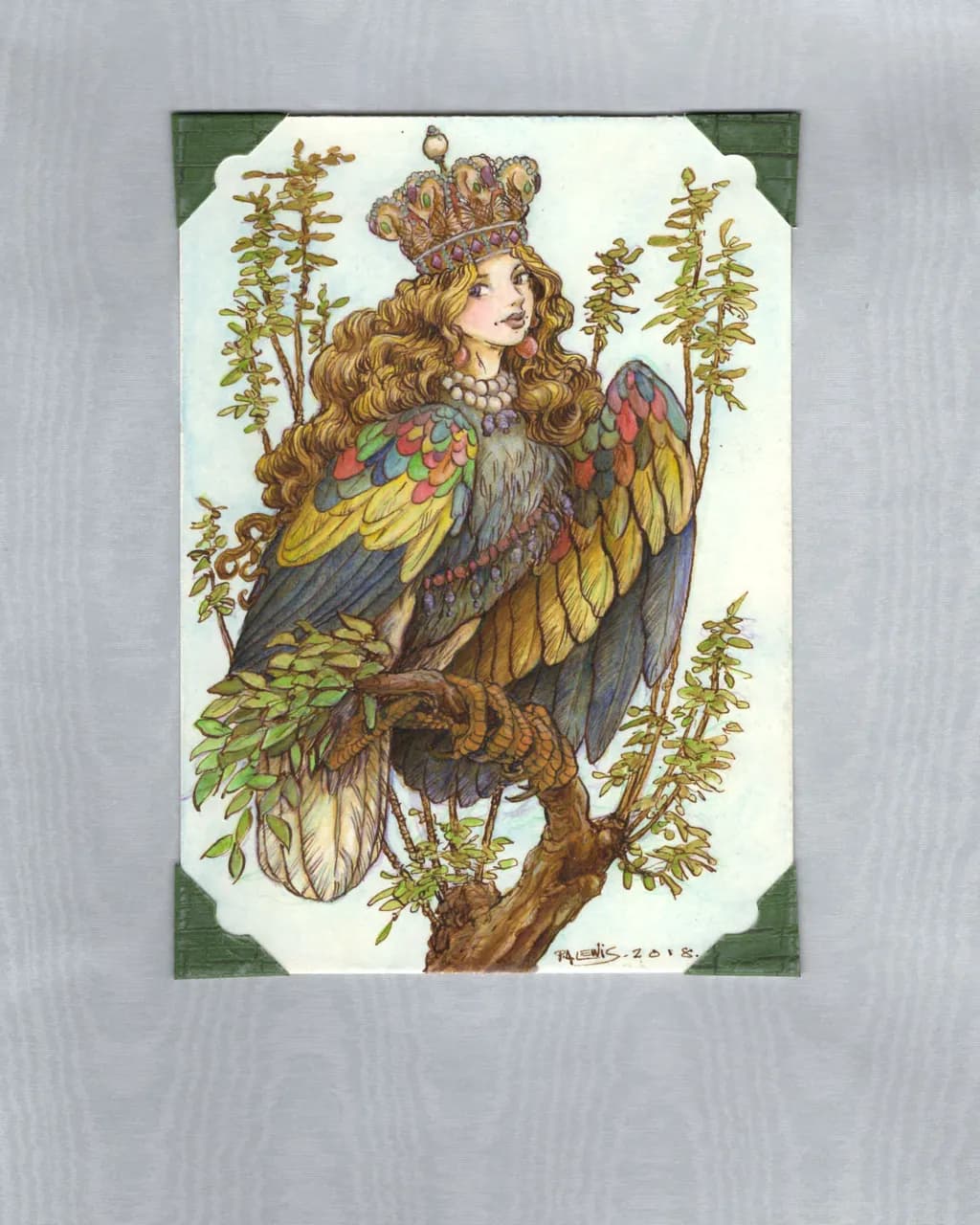 Regal Harmony: The Enchanted Queen of Birds