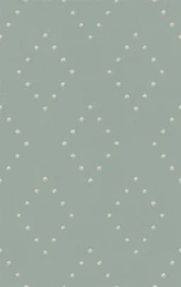 Off‑White Dot Diamonds on a Muted Blue‑Green Field