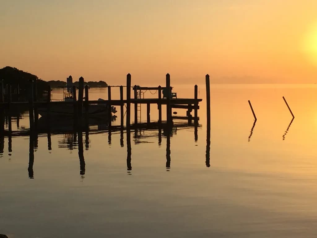 Sunset on Keys Pier