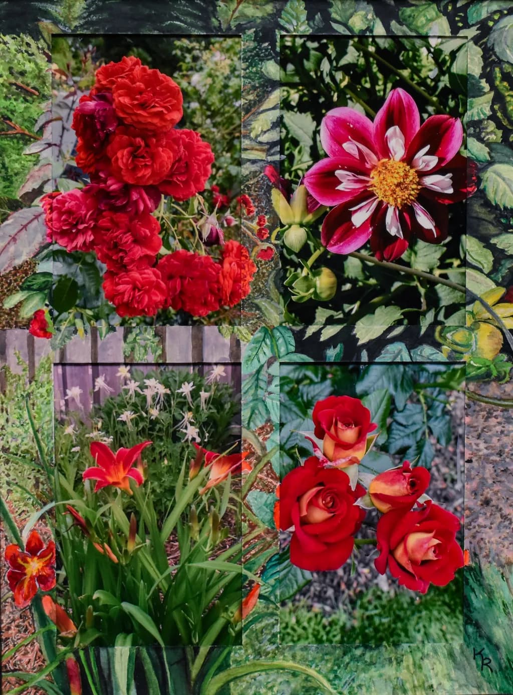 Red in the Garden