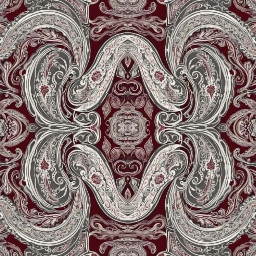Whispers of Elegance: A Dance of Rich Textures and Timeless Patterns