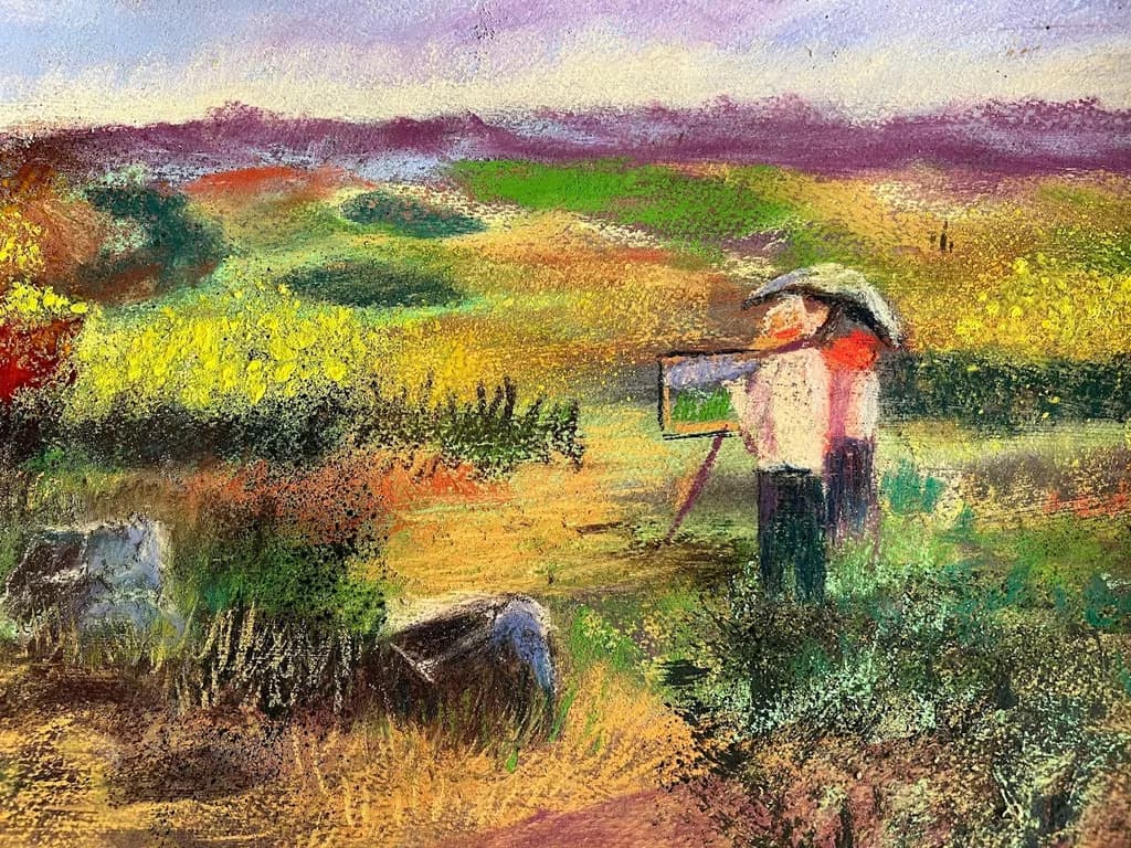 Whispers of the Landscape: An Artist's Journey Through Vibrant Fields