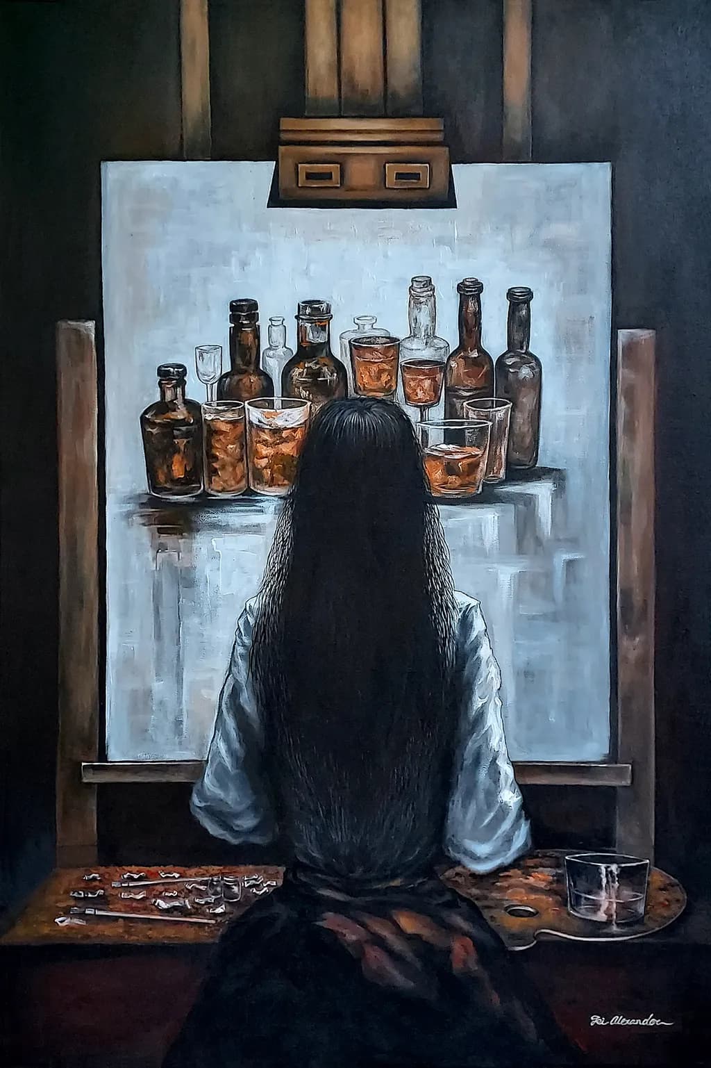 Reflections of Creativity: A Still-Life Journey in the Artist's Studio