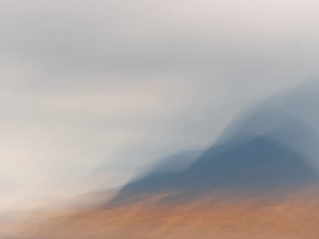 Whispers of the Horizon: A Dreamy Landscape in Soft Hues