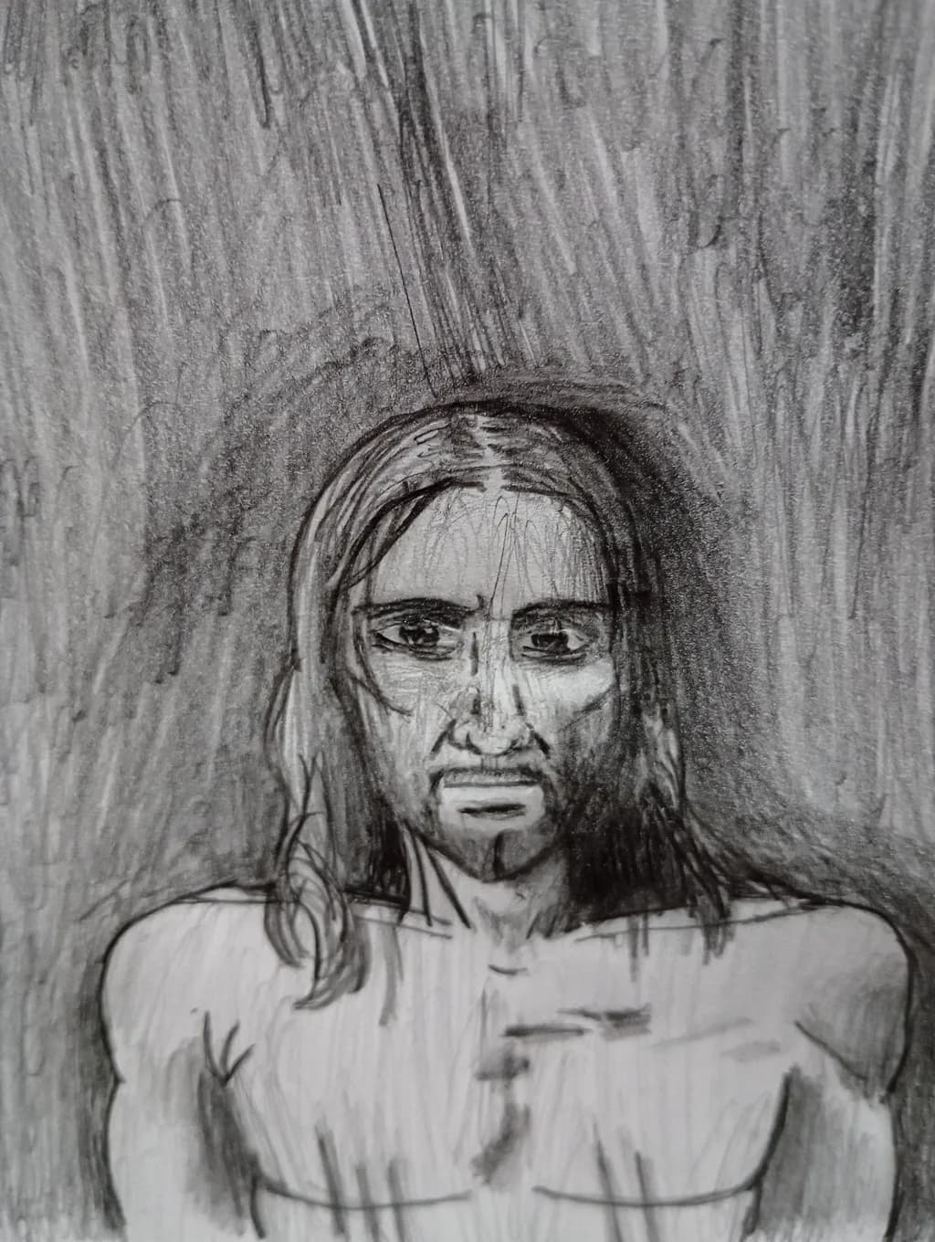 Ethereal Gaze: The Silent Strength of Humanity