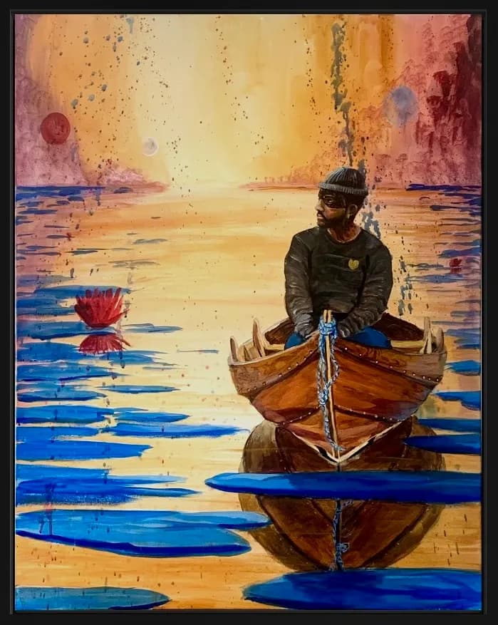Serenity on Water: A Journey Through Color and Reflection