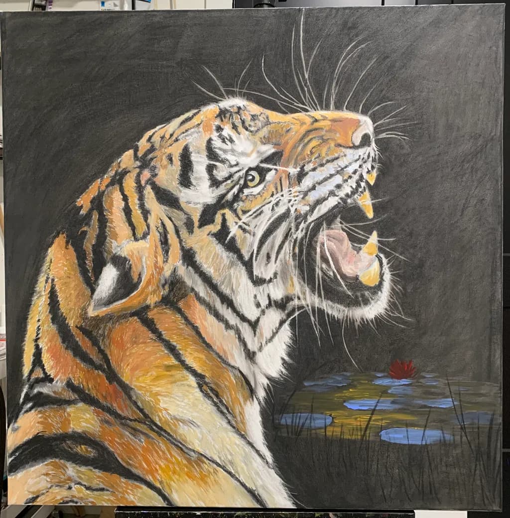 Roaring Majesty: The Fierce Spirit of the Tiger in Nature's Embrace