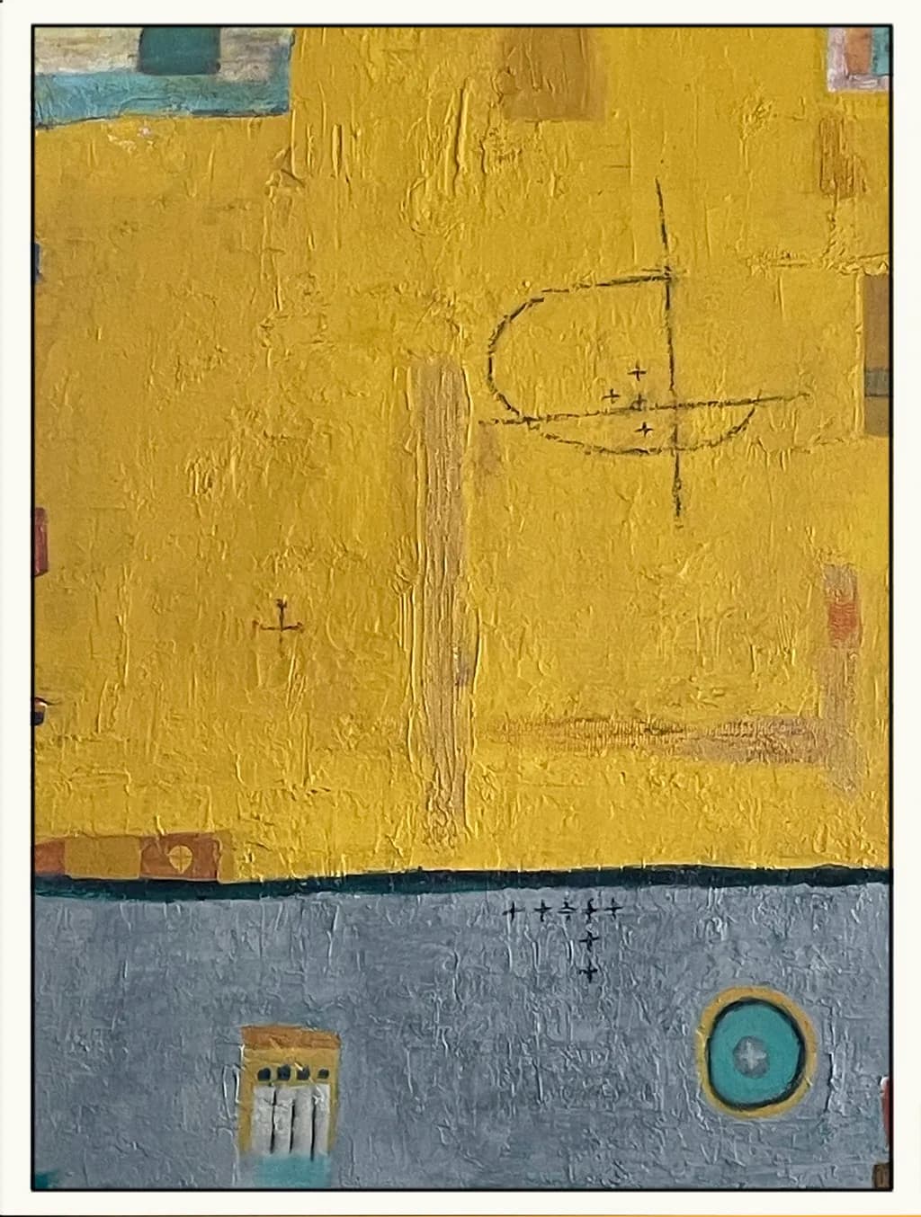 Golden Horizons: A Journey Through Abstract Landscapes