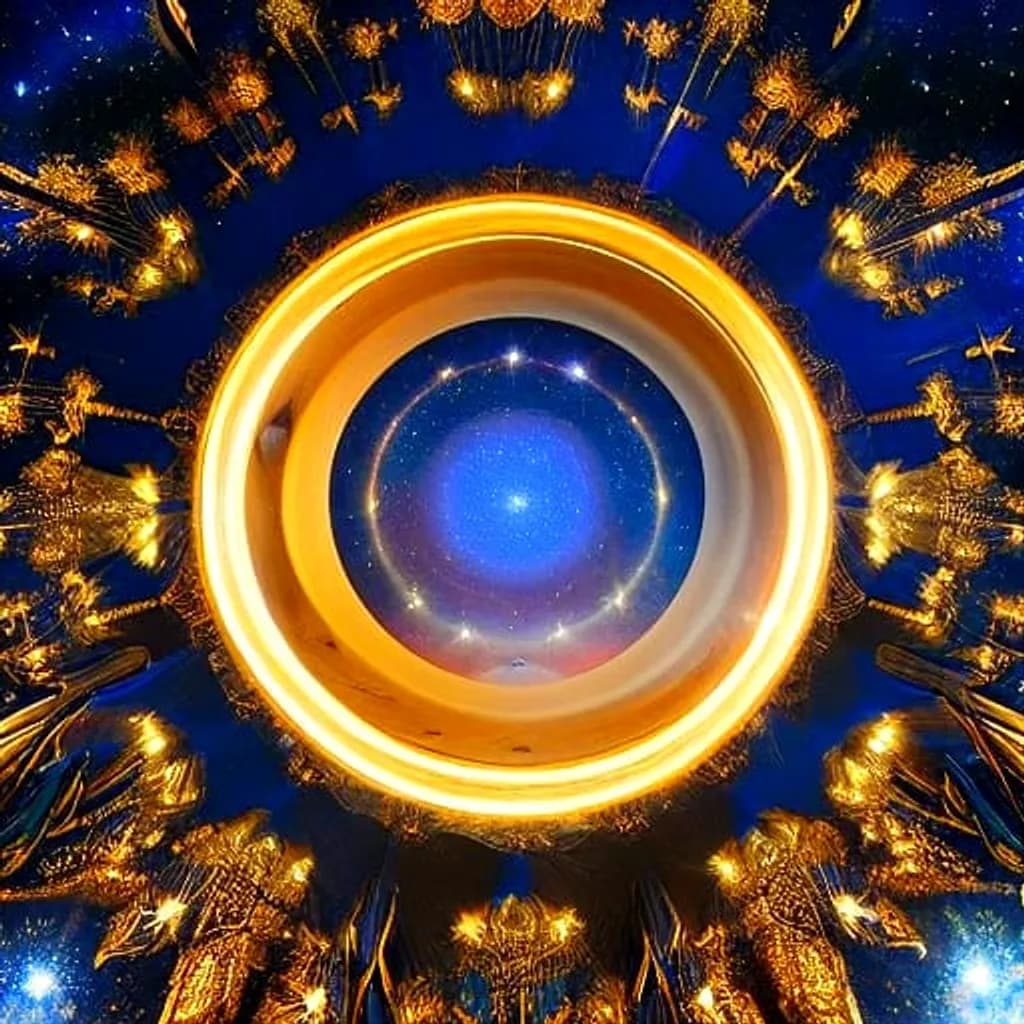 Golden Cosmos Orb