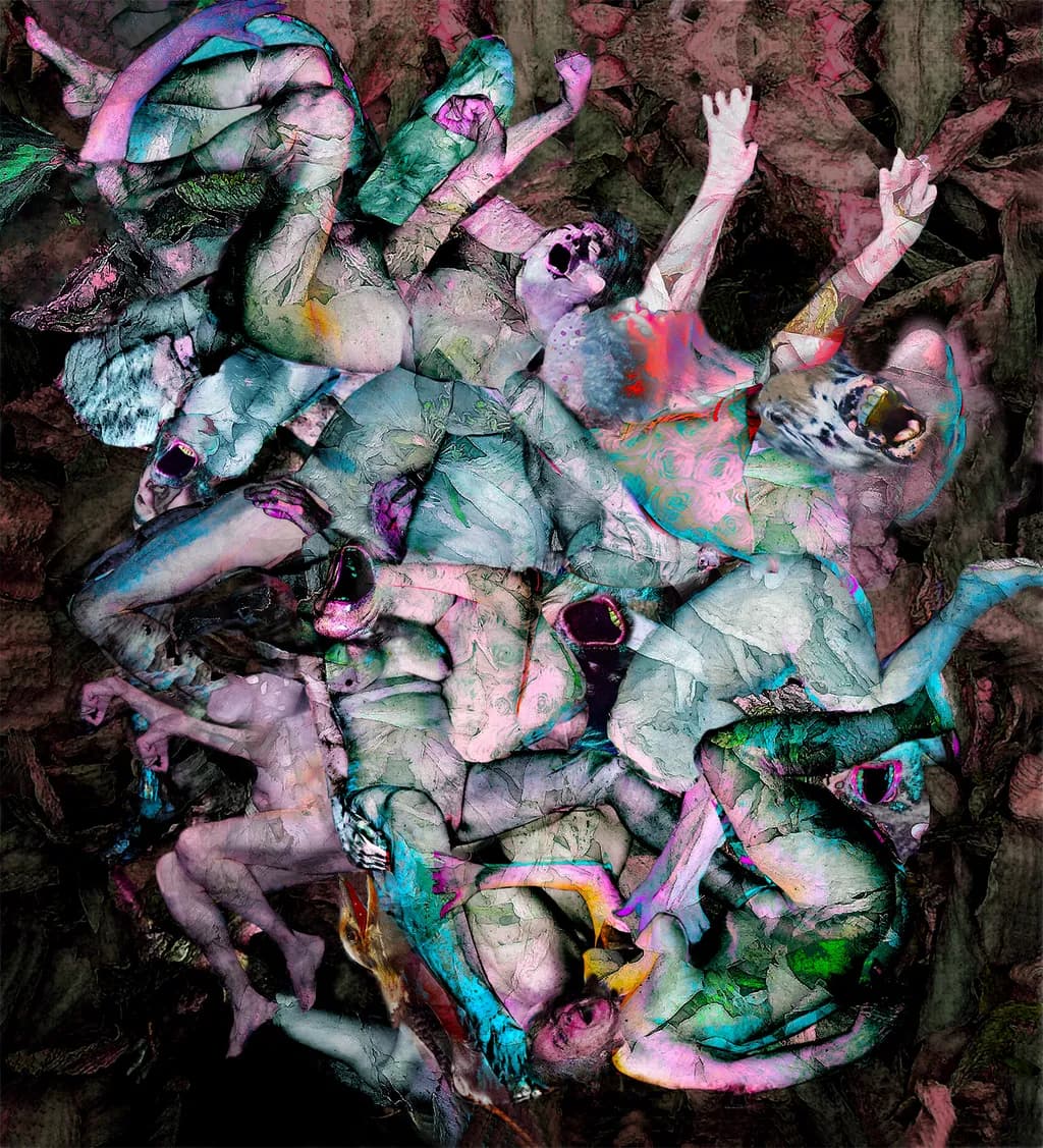 Chaos in Color: A Dance of Emotion and Form