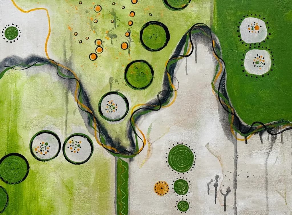 Playful Green Patterns