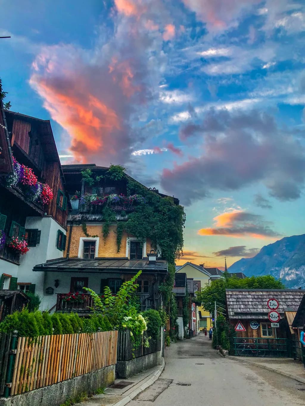 Whispers of Twilight: A Serene Alpine Village at Dusk