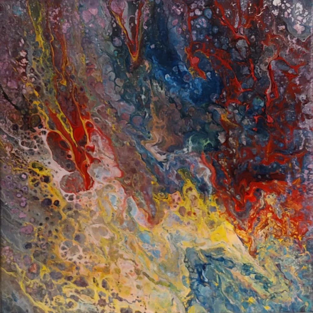 Ethereal Eruption: A Dance of Color and Chaos