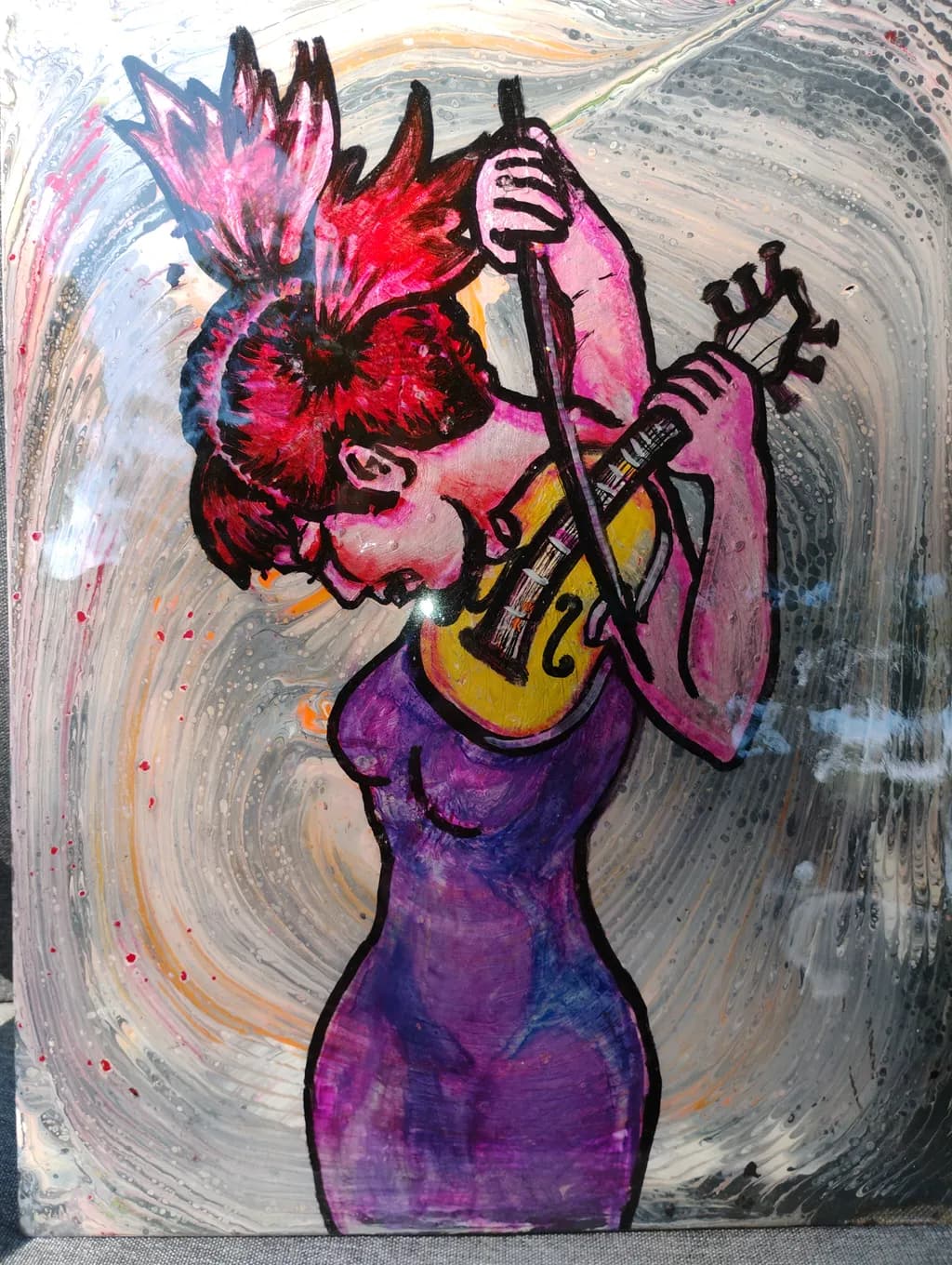 Violinist in Motion