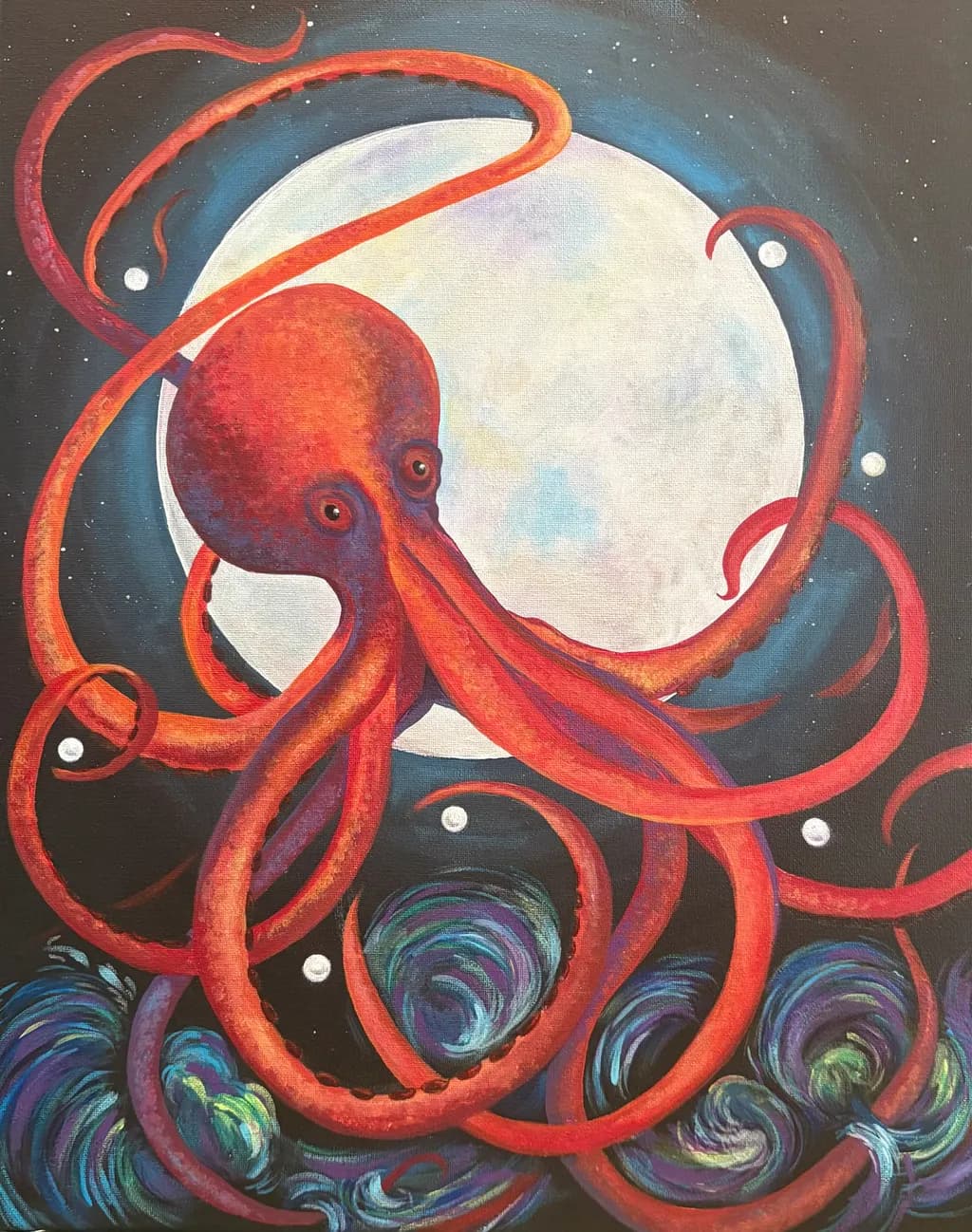Moonlit Octopus Sea