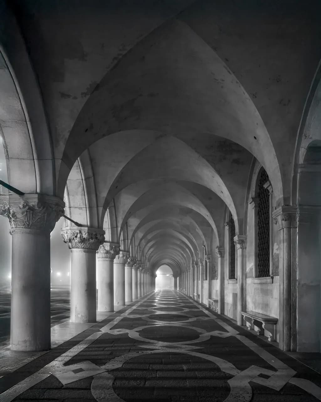 Ethereal Passage: A Journey Through the Misty Arches of Time