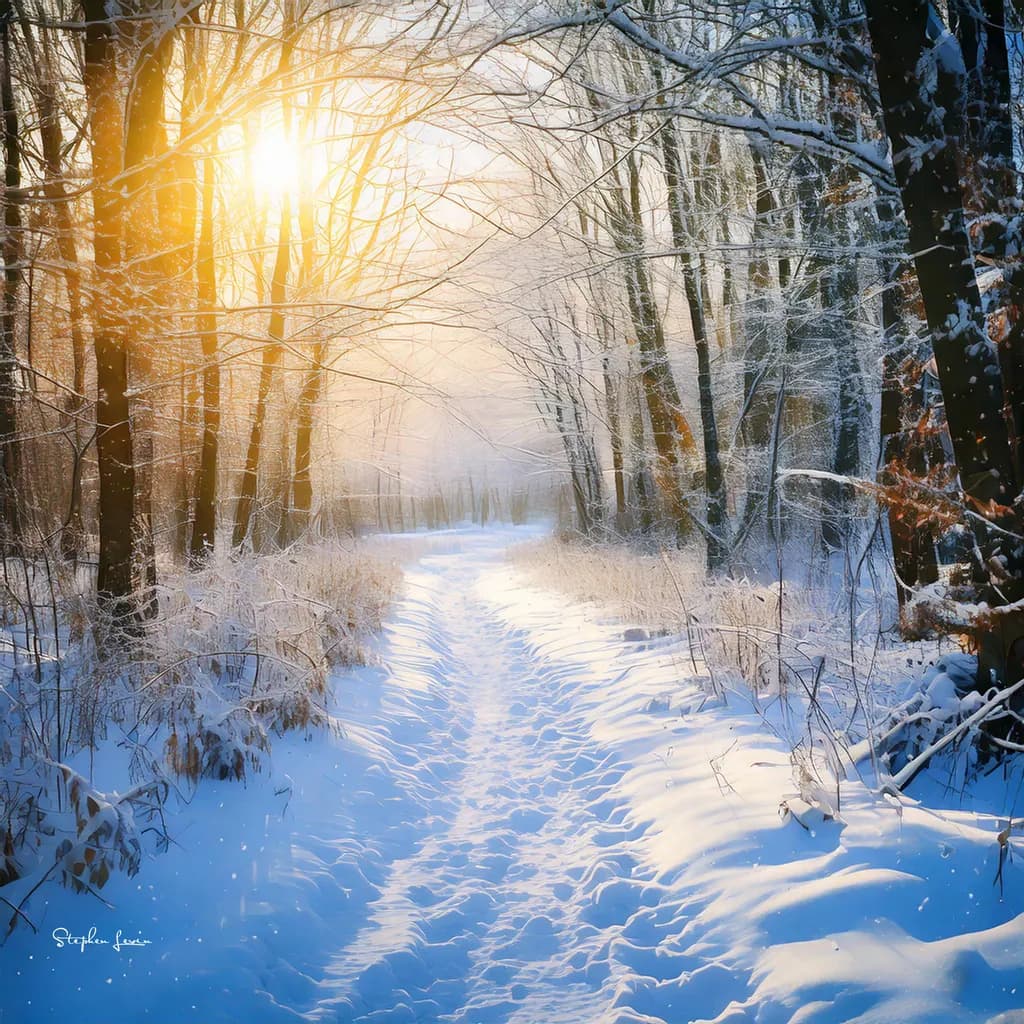 Winter's Gentle Embrace