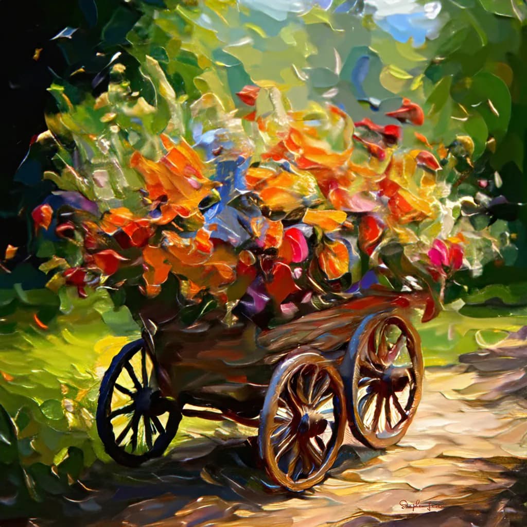 Colorful Cart of Dreams