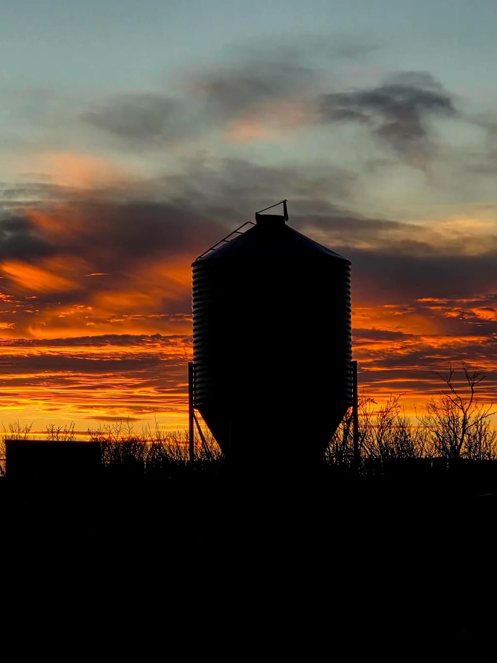 Silo at Sunset