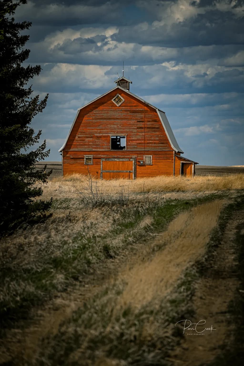 Weathered Red Barn