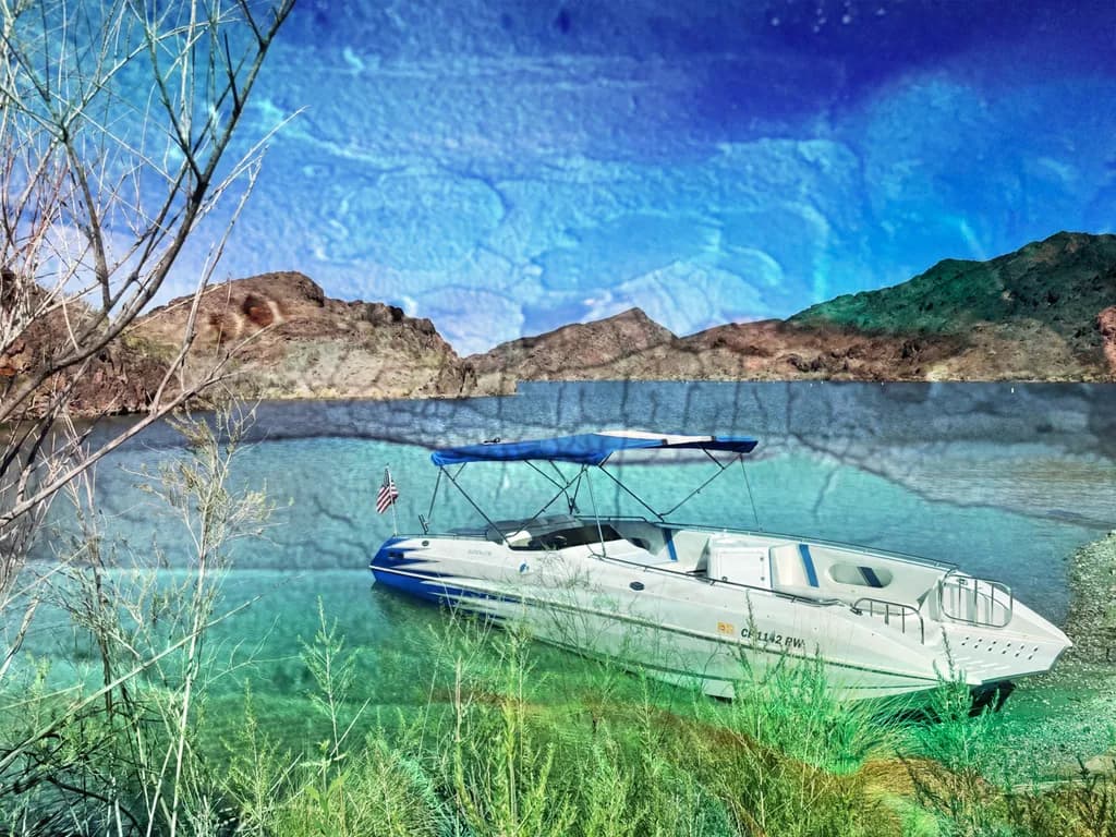 Serenity on the Water: A Nostalgic Journey Through Color and Light