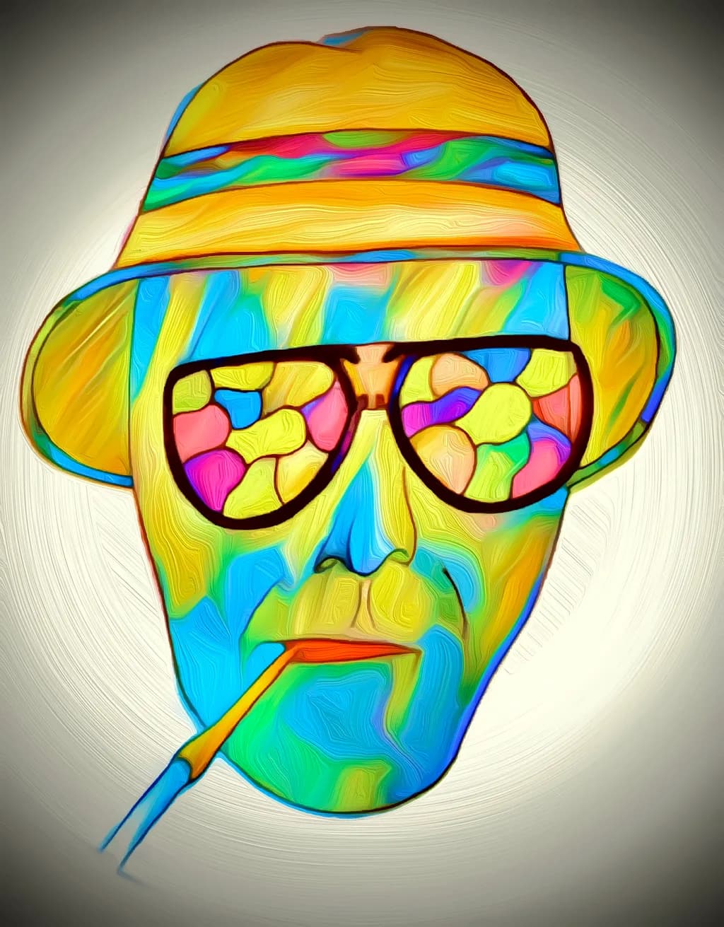 Vibrant Whimsy: The Colorful Enigma Behind the Shades