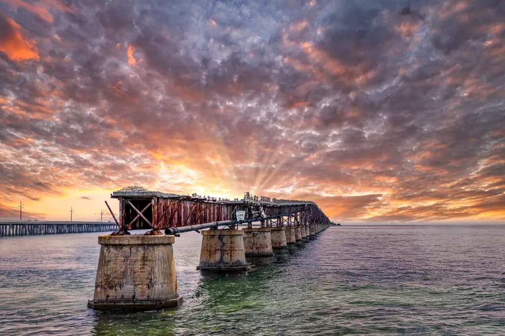Whispers of Time: The Forgotten Pier at Dusk