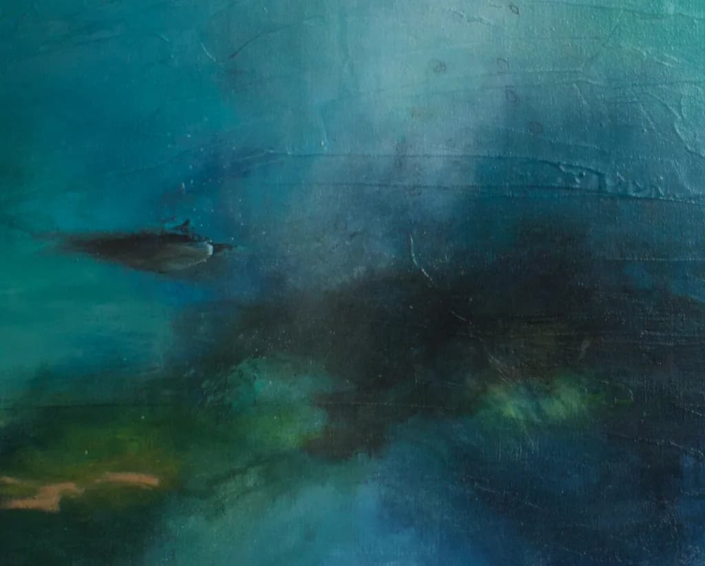 Whispers of the Deep: An Ethereal Journey Through Oceanic Hues