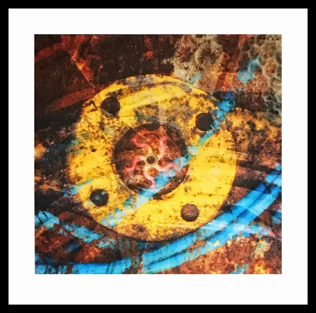 Whispers of Time: A Kaleidoscope of Color and Texture in Abstract Form