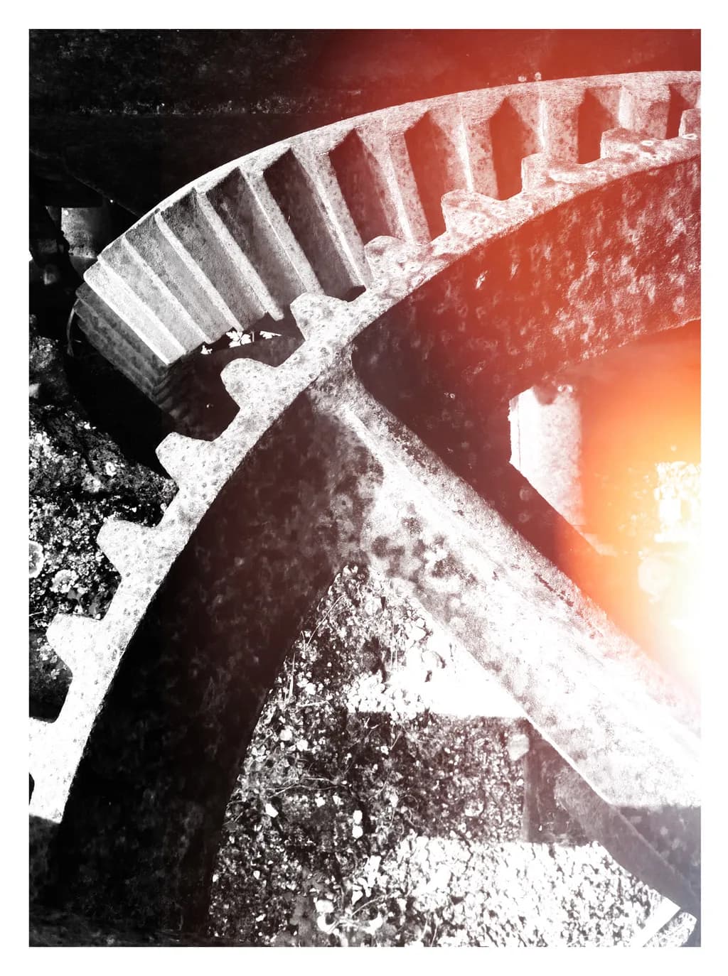 Industrial Harmony: The Dance of Gears and Shadows