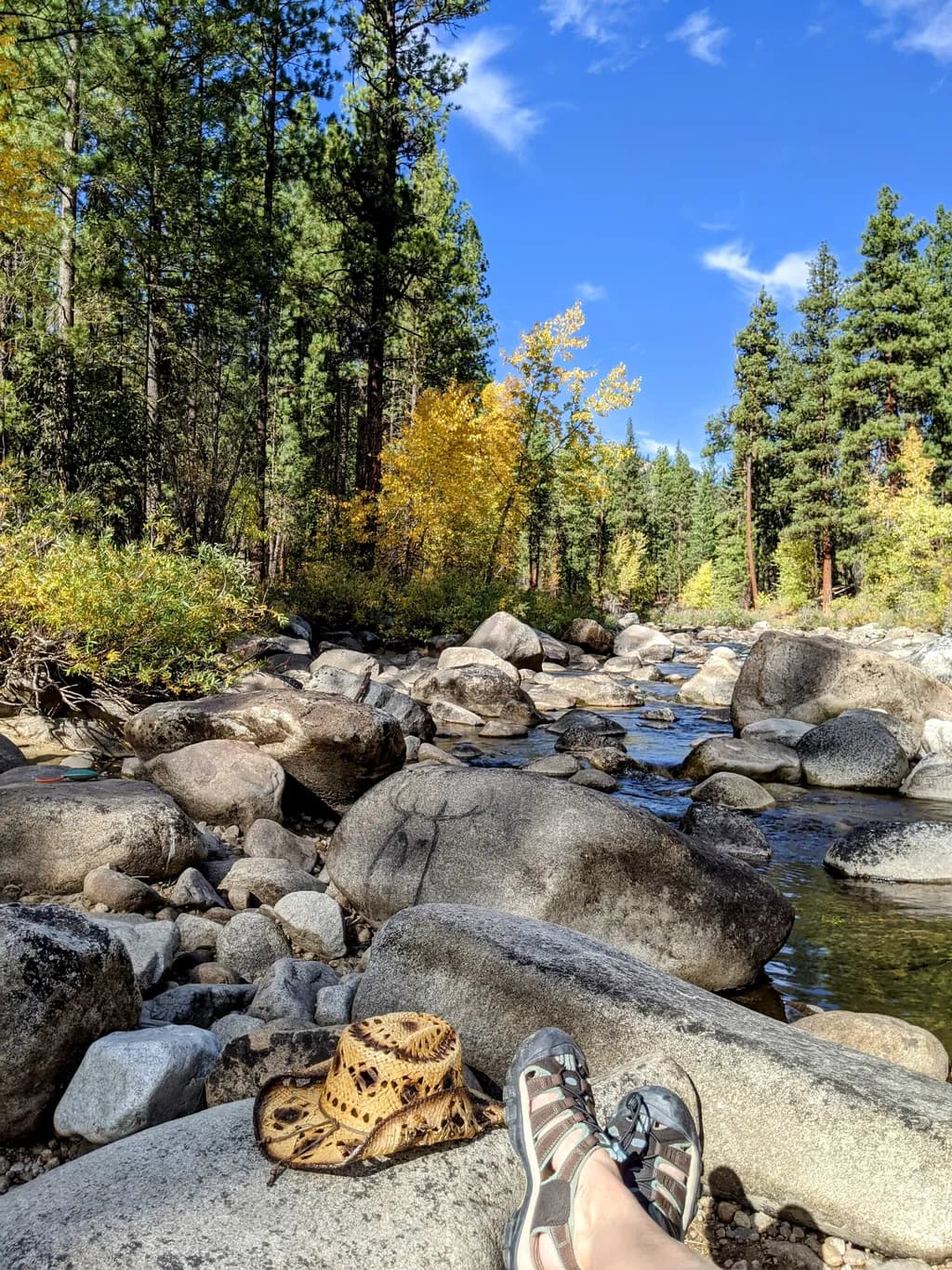 Keeping Cool – Summer Afternoon Along the Chewuch River, Washington