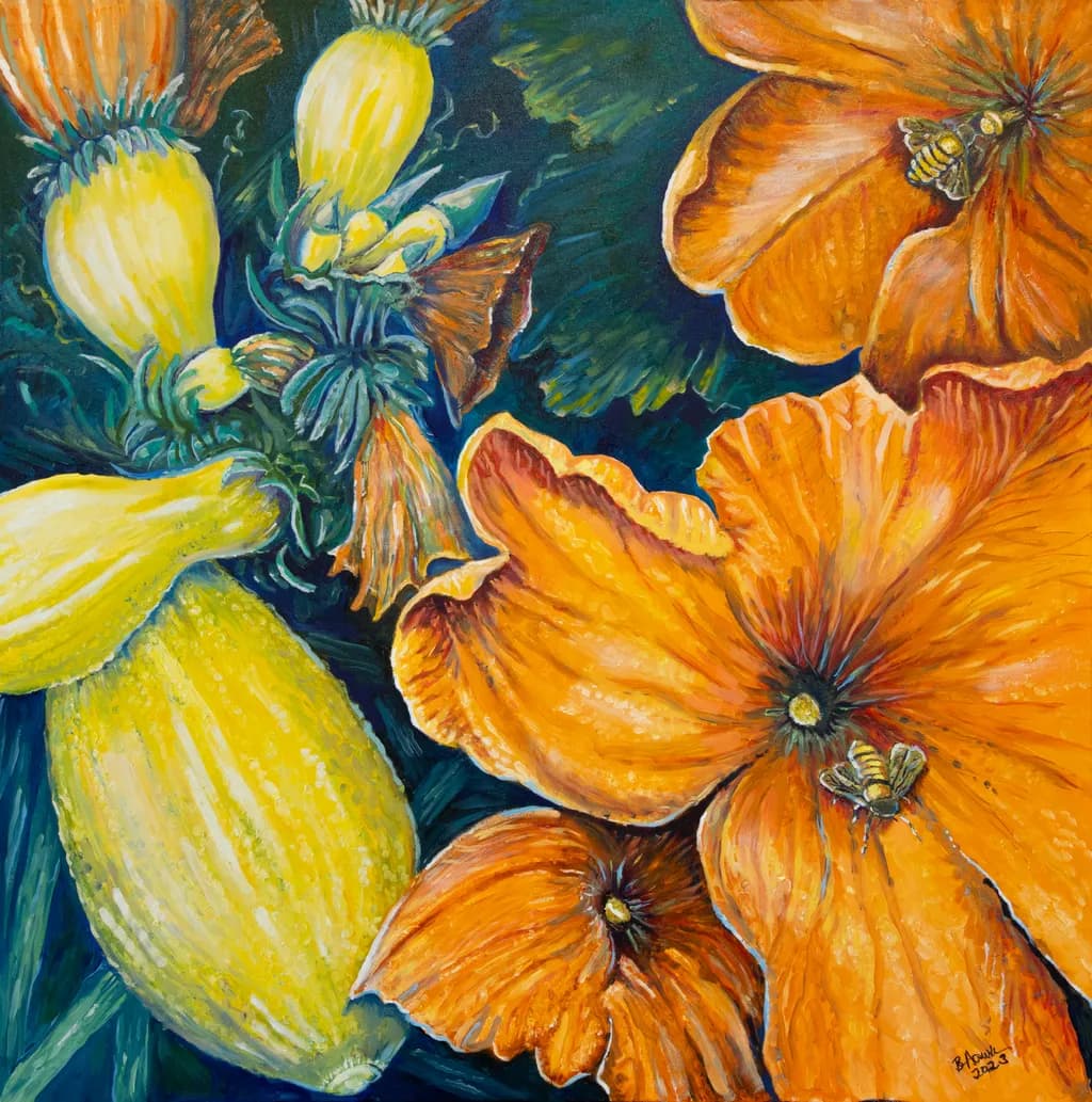 Squash Blossom Bees